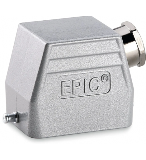 10022000 - EPICÂ® H-B 6 TS 16 ZW Hood; Design size: 6B; Plug connection design: Standard; Single Lever; Number of cable entries: 1; Aluminium, Powder-coated; IP protection rating mounted: IP 65 - LAPP