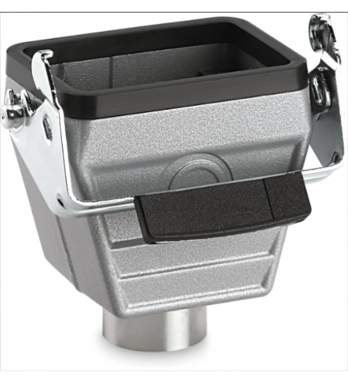 10024000 - EPICÂ® H-B 6 TBF 16 ZW Cable coupler hood; Design size: 6B; Plug connection design: Standard; Single Lever; Number of cable entries: 1; Aluminium, Powder-coated; IP protection rating mounted: IP 65 - LAPP