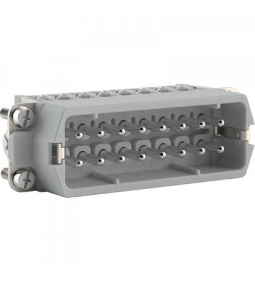 10530000 - EPICÂ® H-A 16 SS DR PH1 Insert with screw connection Pin; Number of contacts: 16+PE; Design size: 16A; 400 V AC rms / DC according to IEC; 14 A according to UL; For cross-section (min./max.): 0.5mmÂ² - 2.5mmÂ²; Contacts included; Polycarbonate - LAPP