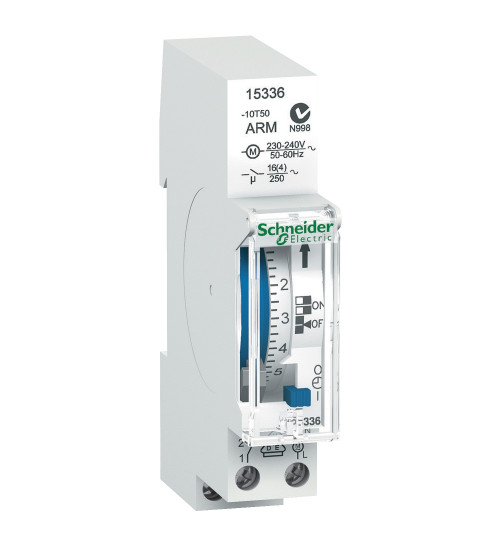 Schneider Electric 15336 - Acti 9 - IH - mechanical time switch - 24 h - 100 h memory