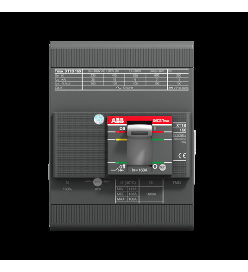 1SDA066816R1 ABB XT1B 160 TMD 63-630 4p F F