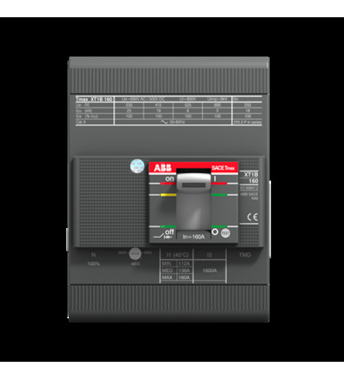 1SDA067410R1 ABB XT1C 160 TMD 160-1600 4p F F InN=100%