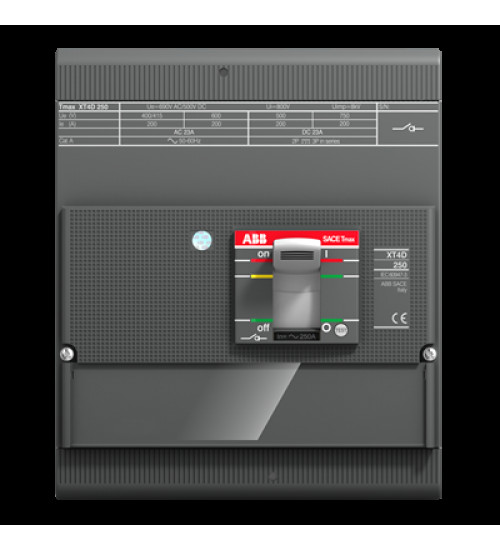 1SDA068213R1 ABB XT4D 250 4p F F