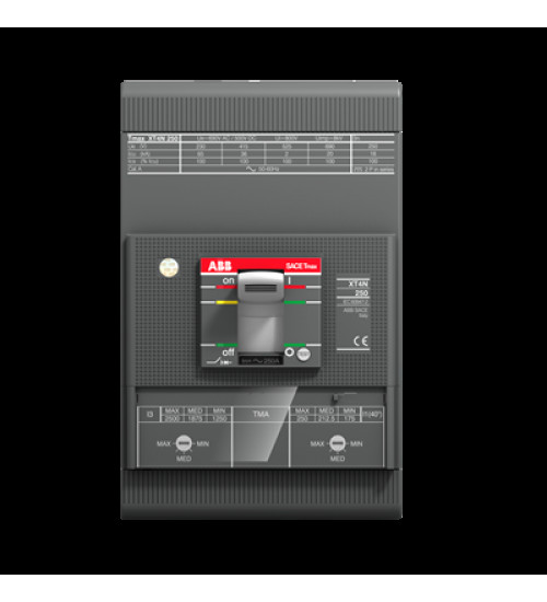 1SDA068343R1 ABB XT4H 250 TMA 200-2000 3p F F
