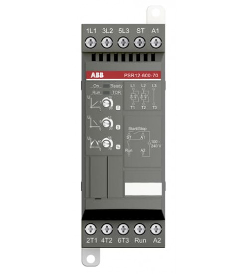 1SFA896106R7000 ABB PSR12-600-70 Softstarter - 12 A - 208 ... 600 V AC