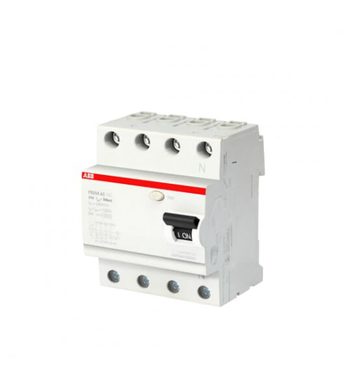 1SYF204015R3250 ABB Residual Current Circuit Breaker  - 4P - Type AC - 300 mA - 25 A