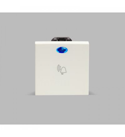 1SYK100001A1005 ABB Switch Rocker/button, Off switch 1-pole with LED not exchangeable White - Ivie