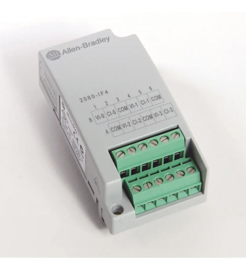 Allen-Bradley 2080-IF4 - Micro800 4 Point Analog Input Plug-In Allen-Bradley 2080-IF4 - Micro800 4 Point Analog Input Plug-In