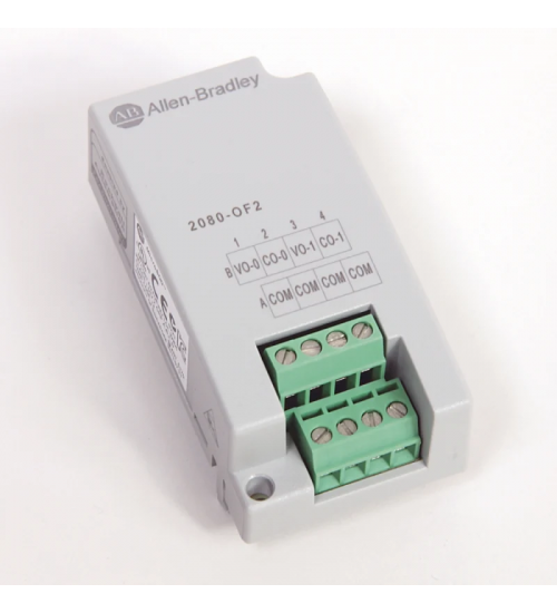 Allen-Bradley 2080-OF2 - Micro800 2 Point Analog Output Plug-In Allen-Bradley 2080-OF2 - Micro800 2 Point Analog Output Plug-In