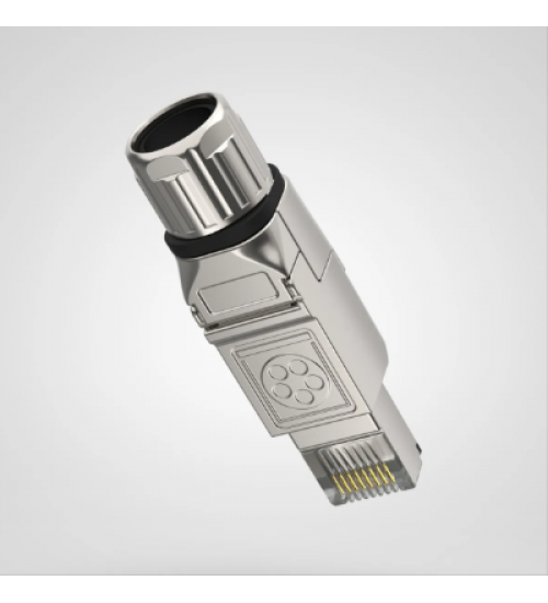 21700651 - ED-IE-AXS-5-PN-20-FC Data connector; PROFINET, Ethernet; Cat.5; RJ 45; Plug; Straight (180 °) - LAPP 21700651 - ED-IE-AXS-5-PN-20-FC Data connector; PROFINET, Ethernet; Cat.5; RJ 45; Plug; Straight (180 °) - LAPP