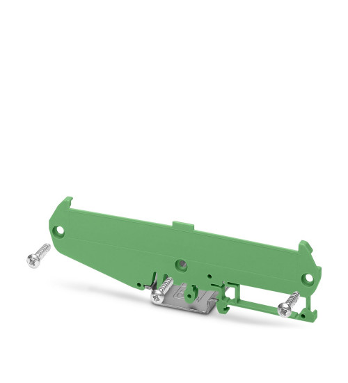 Phoenix Contact - Side element (left) with mounting foot for the DIN rail PCB connector
