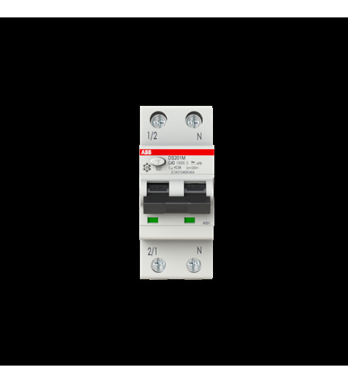 2CSR275480R3404 ABB Residual Current Circuit Breaker with Overcurrent Protection  - 1P+N - Type A - 300 mA - 40 A - C