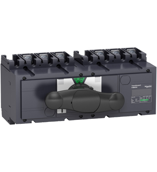 Schneider Electric 31142 - complete manual source changeover assembly, FXM200, Compact INS250-200 switch disconnectors, 200 A, 3 poles