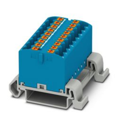 3273178 Phoenix Contact - PTFIX 18X2,5-NS35A BU - Distribution block