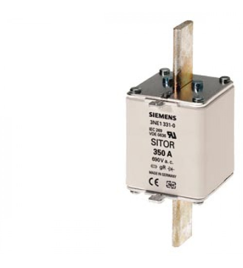 3NE13340 - SITOR fuse link, with blade contacts, NH2, In 500 A, AC 690 V, DC 440 V, front indicator - siemens