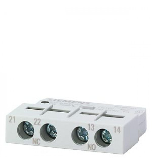 3RV19011E - Auxiliary switch transverse 1 NO+1 NC for circuit breaker Size S00...S3 !!! Phased-out product !!! Successor is SIRIUS 3RV2 Preferred successor type is >>3RV2901-1E<<. - siemens