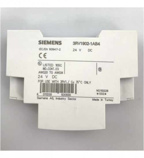 3RV1902-1AB4 - Undervoltage release 24 V DC, for circuit breaker Size S00...S3 !!! Phased-out product !!! Successor is SIRIUS 3RV2 Preferred successor type is >>3RV2902-1AB4<<. - siemens