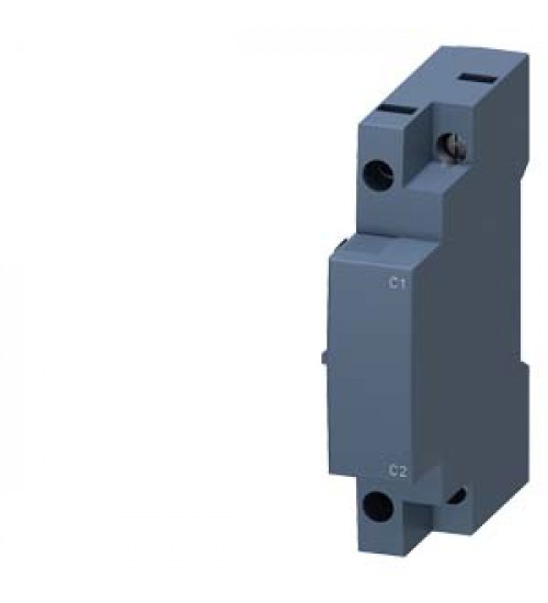 3RV29 02-1DV0 - Shunt release 350-415 V AC, 50/60 Hz, 100% ON period 330-500 V AC, 50/60 Hz, 5 s ON period 330-500 V DC, 5 s ON period with screw terminal for circuit breaker 3RV2. - siemens