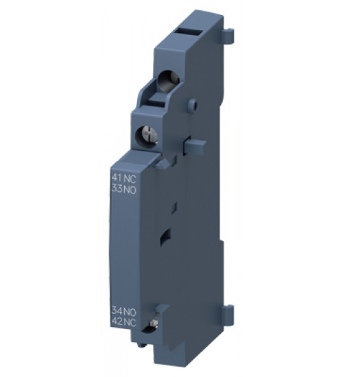 3RV2901-1A - Auxiliary switch can be mounted on the side 1 NO+1 NC screw terminal for circuit breaker 3RV2. - siemens