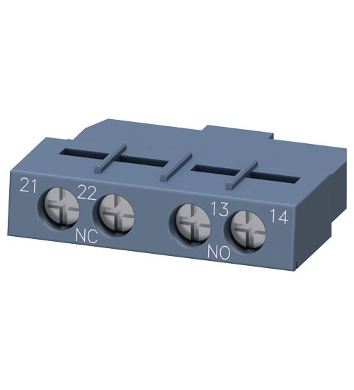 3RV2901-1E - Auxiliary switch transverse 1 NO+1 NC screw terminal for circuit breaker 3RV20 - siemens