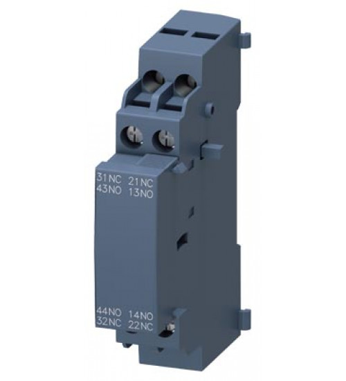 3RV2901-1J - Auxiliary switch can be mounted on the side 2 NO+2 NC screw terminal for circuit breaker 3RV2. - siemens