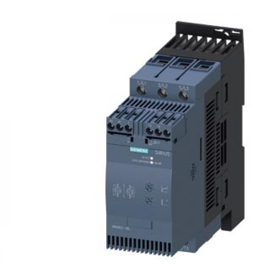 3RW3037-1BB04 - SIRIUS soft starter S2 63 A, 30 kW/400 V, 40C 200-480 V AC, 24 V AC/DC Screw terminals - siemens
