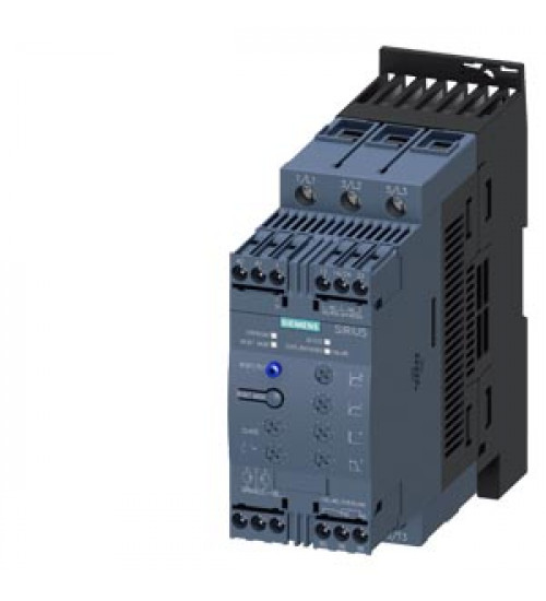3RW4036-1BB04 - SIRIUS soft starter S2 45 A, 22 kW/400 V, 40C 200-480 V AC, 24 V AC/DC Screw terminals - siemens