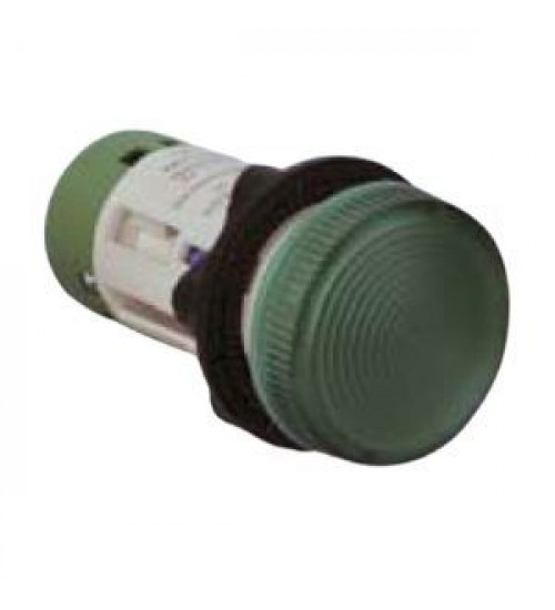 3SB5201-6BE00 - Indicator light, 22 mm, round, plastic, green, with holder - Siemens | Electrihub