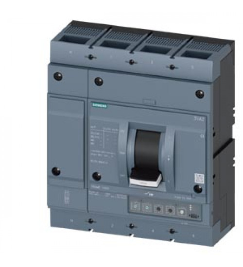 3VA2580-5HM42-0AA0 - MCCB 800 A, 4 Pole, 55 kA, O/L, S/C & E/F, Microprocessor Based Trip Unit ETU330 LIG - siemens