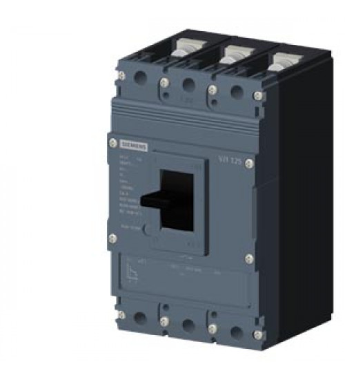 3VJ1105-7DA32-0AA0 - MCCB 50 A, 3 Pole, 55 kA, Fixed O/L & Fixed S/C Settings, Thermal Magnetic Trip Unit (FTFM) - siemens