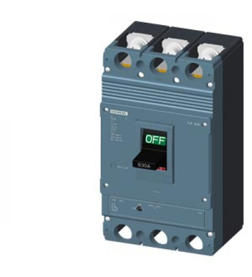 3VJ1463-7DB32-0AA0 - 3VJ1 IEC frame size 3VJ14 630A line protection ATFM 3-pole Icu=55kA@415V Ics=75% Icu In=630A overload protection Ir=504A..630A short-circuit protection Ii=10 x In Screw connection 3VJ1463-7DB32-0AA0 - 3VJ1 IEC frame size 3VJ14 630A line protection ATFM 3-pole Icu=55kA@415V Ics=75% Icu In=630A overload protection Ir=504A..630A short-circuit protection Ii=10 x In Screw connection