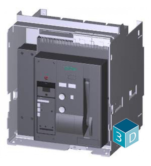 630A 4P 66kA Electrical Draw-Out LSIG+Display Sentron ACB