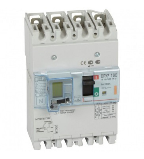 160A  4P Icu Breaking Cap-25 KA Thermal-Magnetic Type-DPX 160A  4P Icu Breaking Cap-25 KA Thermal-Magnetic Type-DPX