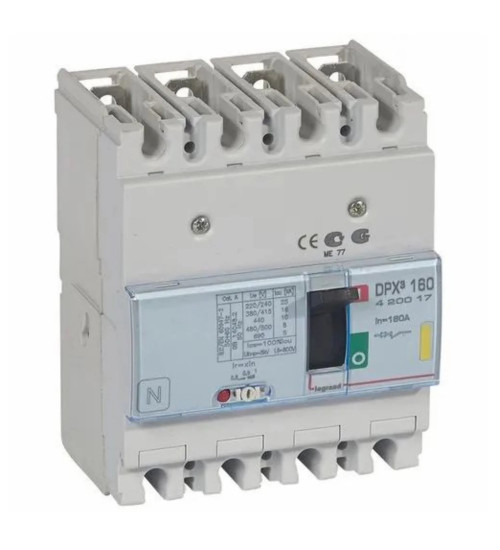 100 A  4P Icu Breaking Cap-36KA Thermal-Magnetic Type-DPX 100 A  4P Icu Breaking Cap-36KA Thermal-Magnetic Type-DPX