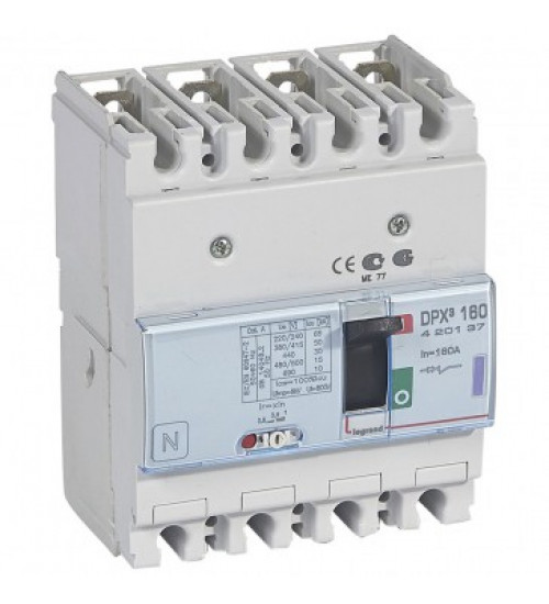 160A  4P Icu Breaking Cap-50 KA Thermal-Magnetic Type-DPX 160A  4P Icu Breaking Cap-50 KA Thermal-Magnetic Type-DPX