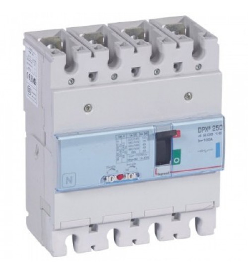 100 A  4P Icu Breaking Cap-70 KA Thermal-Magnetic Type-DPX 100 A  4P Icu Breaking Cap-70 KA Thermal-Magnetic Type-DPX