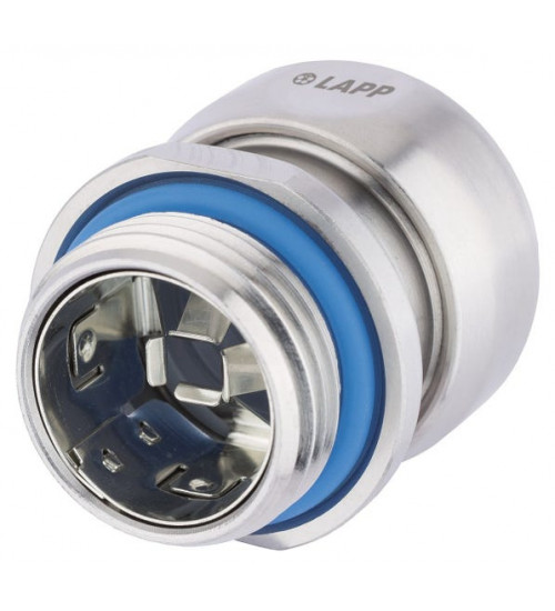 53806720 - SKINTOPÂ® INOX SC M 12 Cable gland; M 12; Clamping range (min./max.): 4 - 7 mm; Wrench width 1: 16; Stainless steel Uncoated; Halogenfree; UV-resistant; IP 68 - 10 bar (30 min), IP 69; EMC screening - LAPP