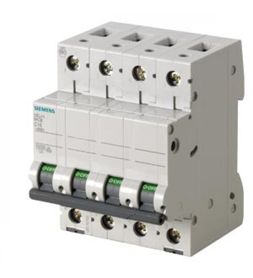 Siemens 5SL44257RC 25 A Four Pole MCB