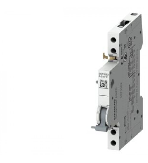 Siemens 230/400 VAC Auxiliary Switch & Fault Signal Changeover Contact for MCB, 5ST3062
