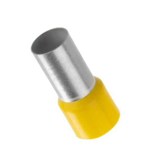 61801950 - END SLEEVES AHI N 70/20 YE End sleeve; suitable crimp-insert: PEW 12S.093; for cross-section: 70mmÂ²; Overall length: 37mm; yellow; Electrolytic copper Tin-plated - LAPP
