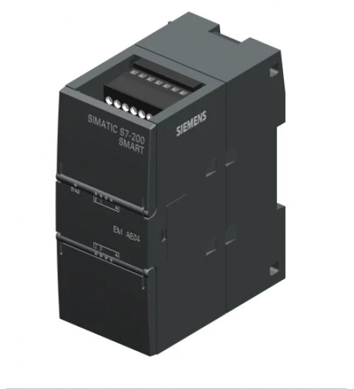 Siemens 6ES72883AE040AA0 - SIMATIC S7-200 SMART, Analog input SM AI04, 4 AI, 0...10V,0...5V, +/-5 V, +/-2.5 V, or 0/4-20 mA 11 bit + sign (12 bit ADC)