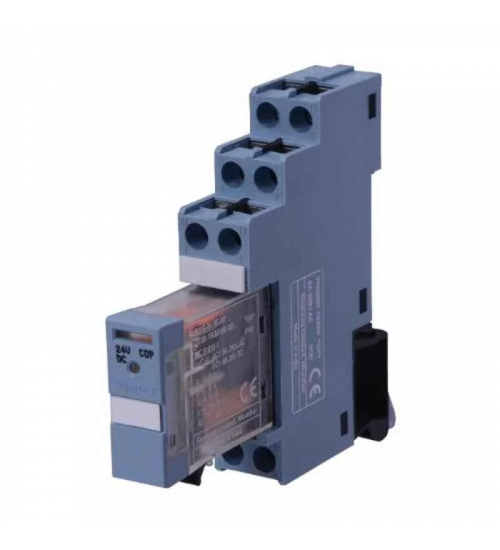 7RQ0100-0BC00 - Plug in 2 changeover contacts 8 pin relay, 6 A 24 V DC - siemens