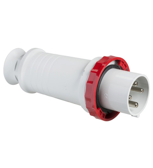 Schneider Electric 81382 - PratiKa wander plug - straight - 63 A - 3P + E - 380...415 V AC - IP67