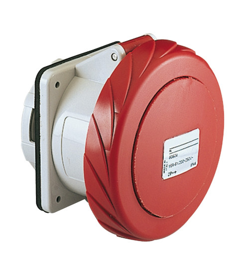 Schneider Electric 81683 - PratiKa industrial socket - 63 A - 3P + N + E - 380...415 V AC - IP67