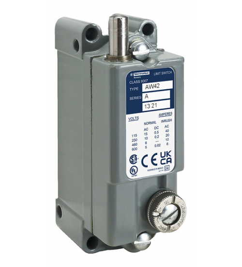 9007AW46 - Limit switch, 9007, 600 VAC 15amp aw +options - Telemecanique Sensors
