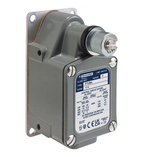 9007FTUB4M11 - Limit switch, 9007, 9007FT foundry universal, spring return, CW+CCW, M20 - Telemecanique Sensors 9007FTUB4M11 - Limit switch, 9007, 9007FT foundry universal, spring return, CW+CCW, M20 - Telemecanique Sensors