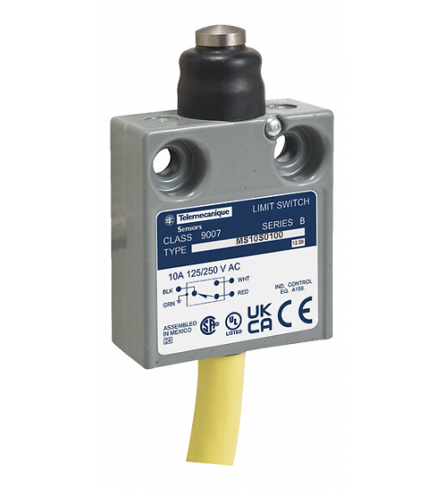 9007MS10S0321 - Limit switch, 9007, 240 VAC 10amp ms +options - Telemecanique Sensors 9007MS10S0321 - Limit switch, 9007, 240 VAC 10amp ms +options - Telemecanique Sensors