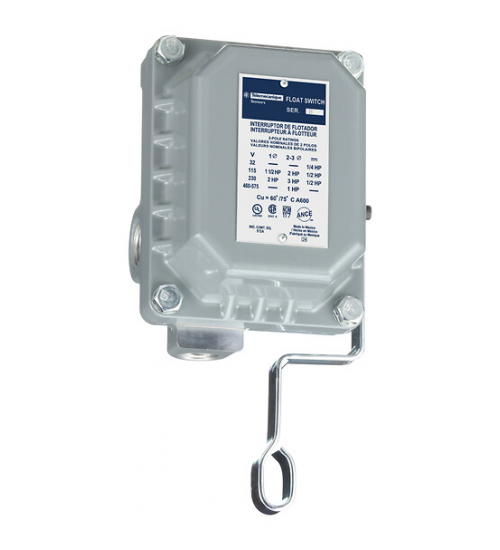 9036DW31 - Float switch, Pumptrol, open tank, NEMA 4, pedestal mounted, 2 NC DPST DB contacts - Telemecanique Sensors 9036DW31 - Float switch, Pumptrol, open tank, NEMA 4, pedestal mounted, 2 NC DPST DB contacts - Telemecanique Sensors