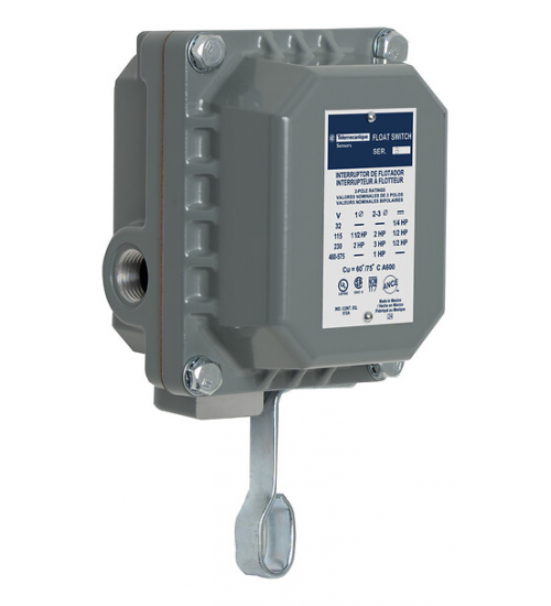 9036DW31C - Float switch, Pumptrol, open tank, NEMA 4, pedestal mounted, 2 NC DPST DB contacts - Telemecanique Sensors 9036DW31C - Float switch, Pumptrol, open tank, NEMA 4, pedestal mounted, 2 NC DPST DB contacts - Telemecanique Sensors