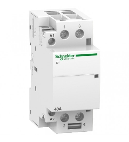 Schneider Electric A9C20842 - contactor iCT - 2 poles - 2 NO - 40 A - 220..240 V AC
